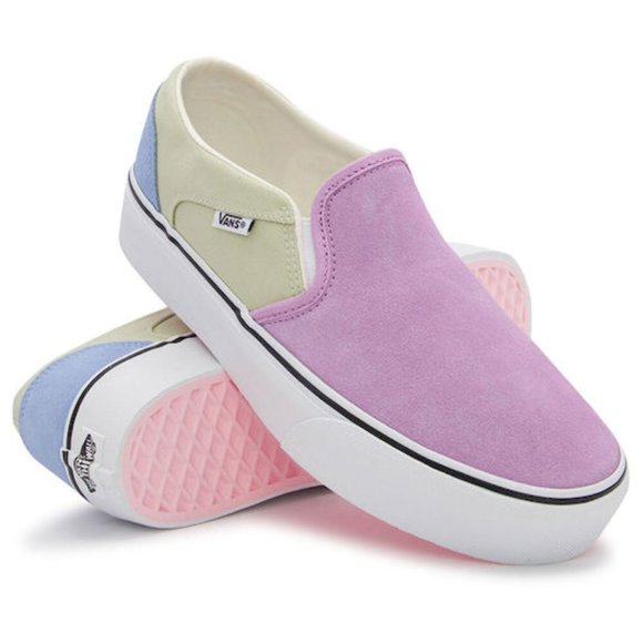 Vans Shoes - Vans Asher Platform - Purple/Multi - New